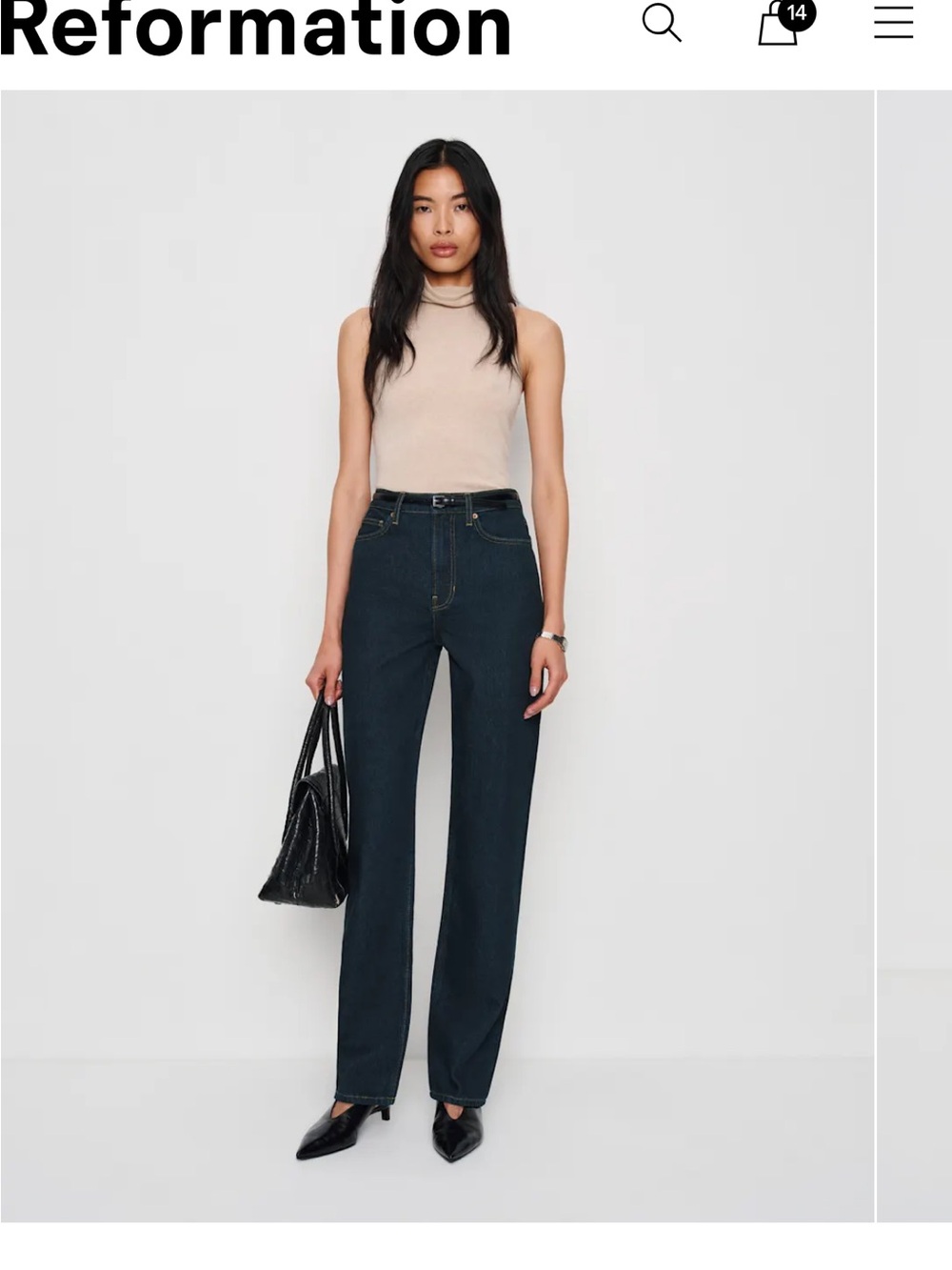 Reformation Jeans in Ondine